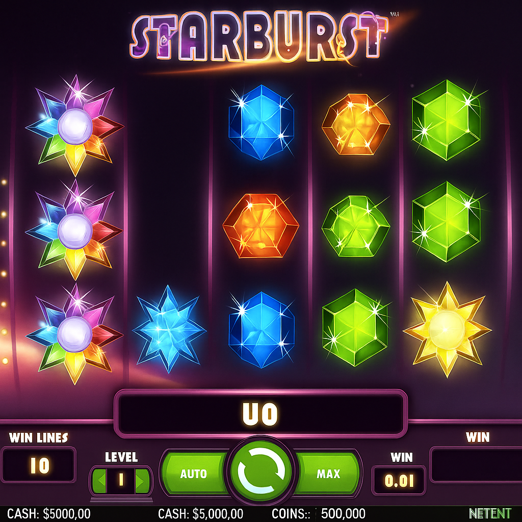 TipTopBet - Starburst Slot Game - Online Slots